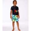 Boardshorts, Multicolored Crocodile - Swim Trunks - 3