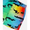 Boardshorts, Multicolored Crocodile - Swim Trunks - 5