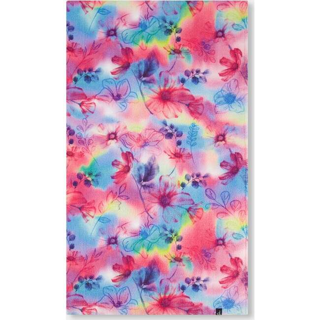 Beach Towel, Butterflies On Multicolored Background