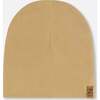 Beanie Hat, Beige - Hats - 1 - thumbnail