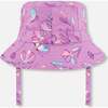 Beach Sun Hat, Old Mauve And Multicolored Butterflies - Hats - 3