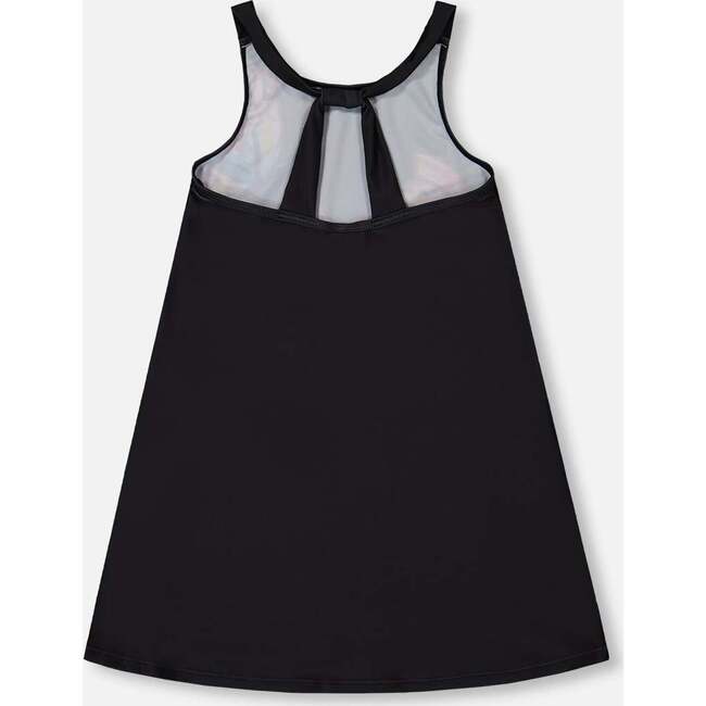 Beach Dress, Black And Multicolored Butterflies - Dresses - 3
