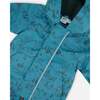 Baby Mid-Season One-Piece Outerwear With Hat, Blue And Gray - Jackets - 4