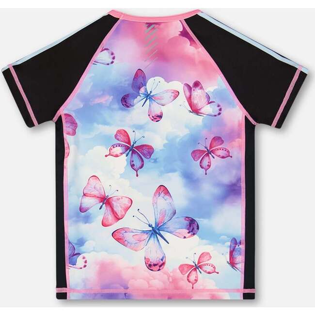 Athletic Top, Pink, Black And Butterfly - T-Shirts - 3