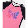 Athletic Top, Pink And Butterflies Printed - T-Shirts - 4