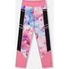 Athletic Leggings, Pink, Blue And Butterflies - Leggings - 1 - thumbnail