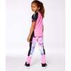 Athletic Leggings, Pink, Blue And Butterflies - Leggings - 2