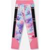 Athletic Leggings, Pink, Blue And Butterflies - Leggings - 3