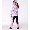 Athletic Leggings, Black And Multicolored Butterflies - Leggings - 2