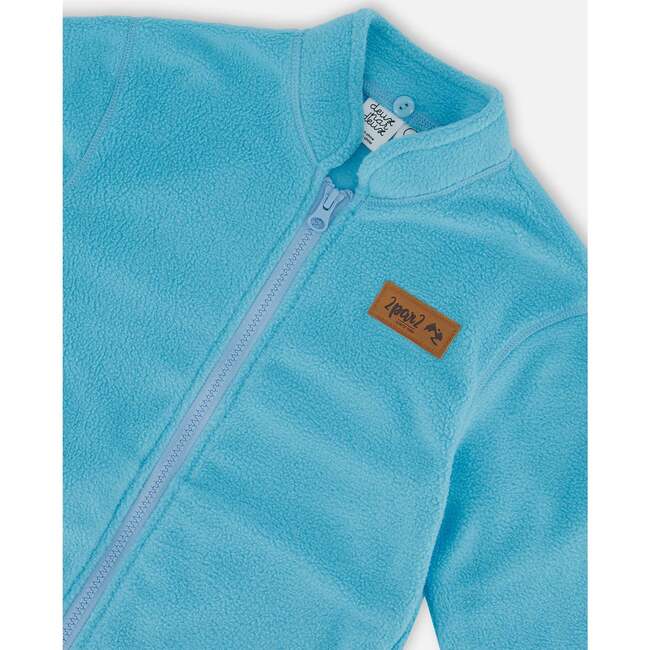 3-In-1 Mid-Season Outerwear Set With Jacket, Light Blue And Multicolored Butterflies - Raincoats - 6