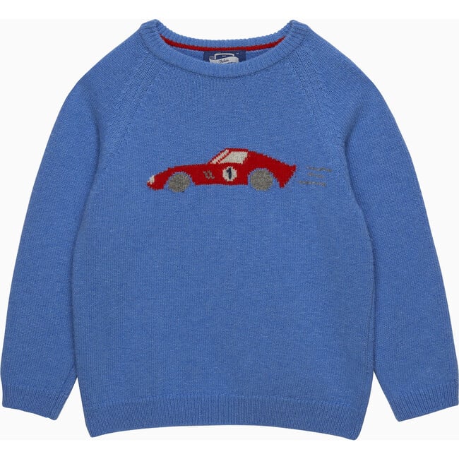 Sebastian Car Sweater, Sky Blue