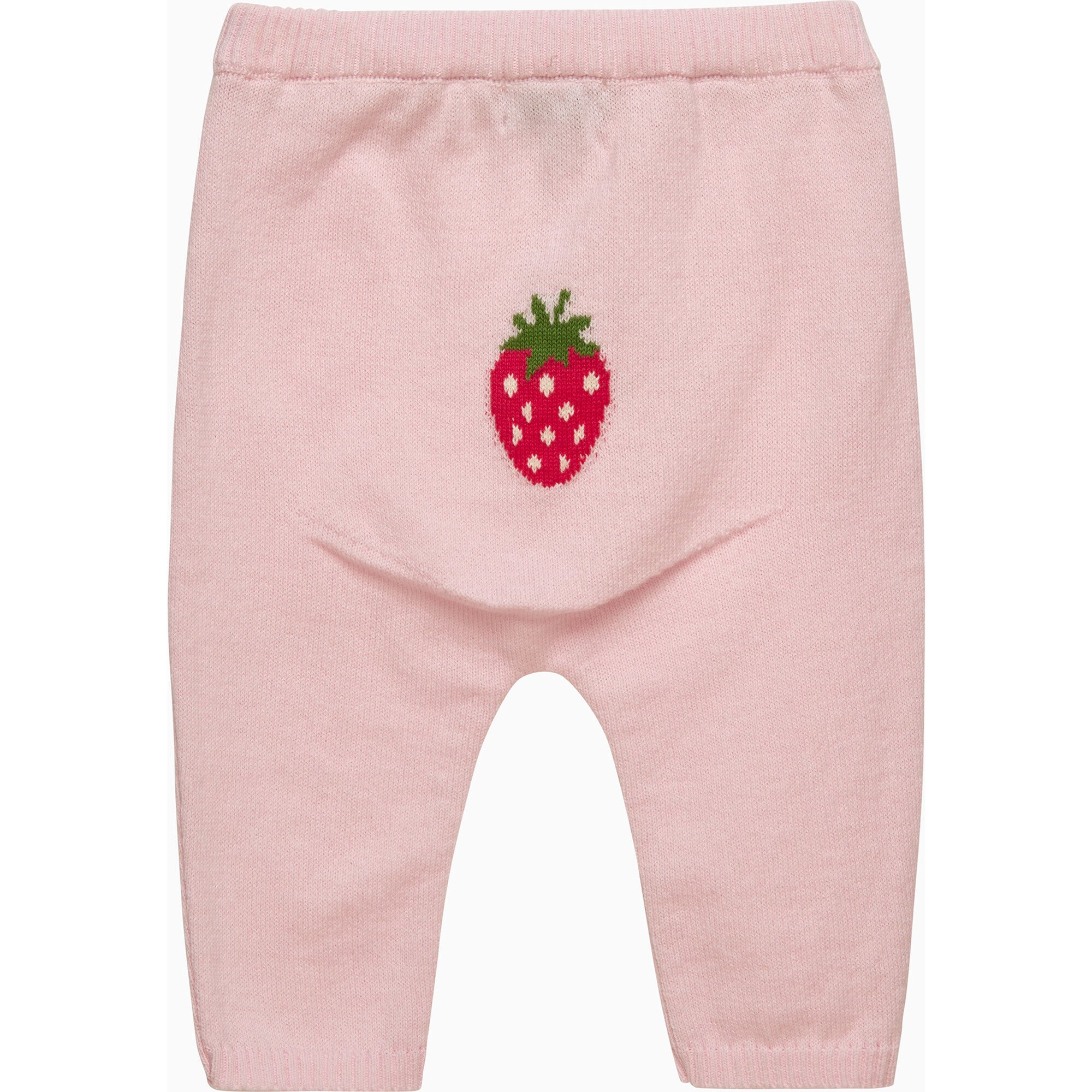 Little Strawberry Leggings, Pale Pink - Leggings - 1