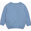 Little Timmy Turtle Sweater, Pale Blue - Sweaters - 2