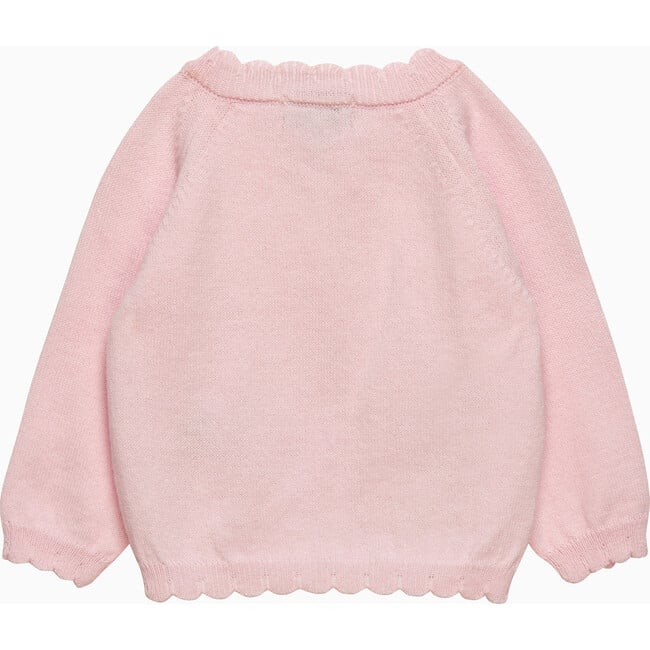 Little Strawberry Cardigan, Pale Pink - Cardigans - 2