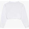 Little Sophie Cropped Cardigan, White - Cardigans - 2