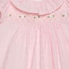 Little My First Smocked Dress, Pale Pink Flowers - Dresses - 3