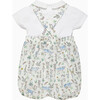 Little Liberty Print Moo Cow Dungaree, Moo Cow - Pants - 2