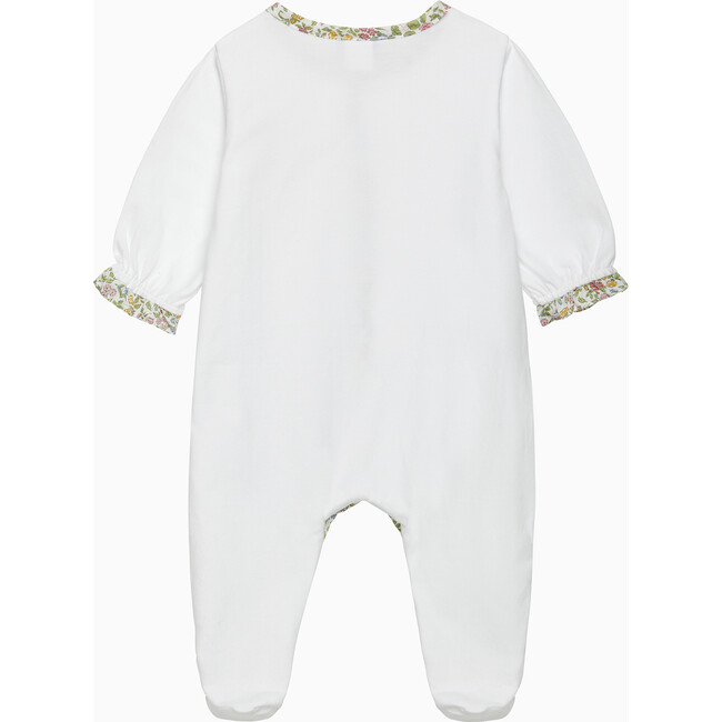 Little Liberty Print Lilibet Duck All In One, White - Rompers - 2