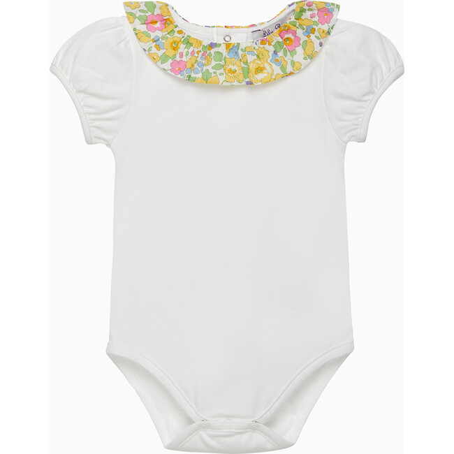 Little Liberty Print Betsy Willow Bodysuit, Yellow Betsy