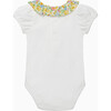 Little Liberty Print Betsy Willow Bodysuit, Yellow Betsy - Onesies - 2