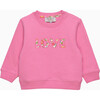 Little Liberty Print Betsy Love Sweatshirt, Pink Betsy - Sweatshirts - 1 - thumbnail