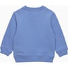 Little Liberty Print Betsy Heart Sweatshirt, Blue Betsy - Sweatshirts - 2