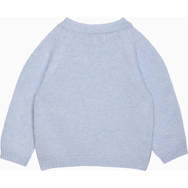 Little Here Comes Trouble Sweater, Pale Blue - Sweaters - 2