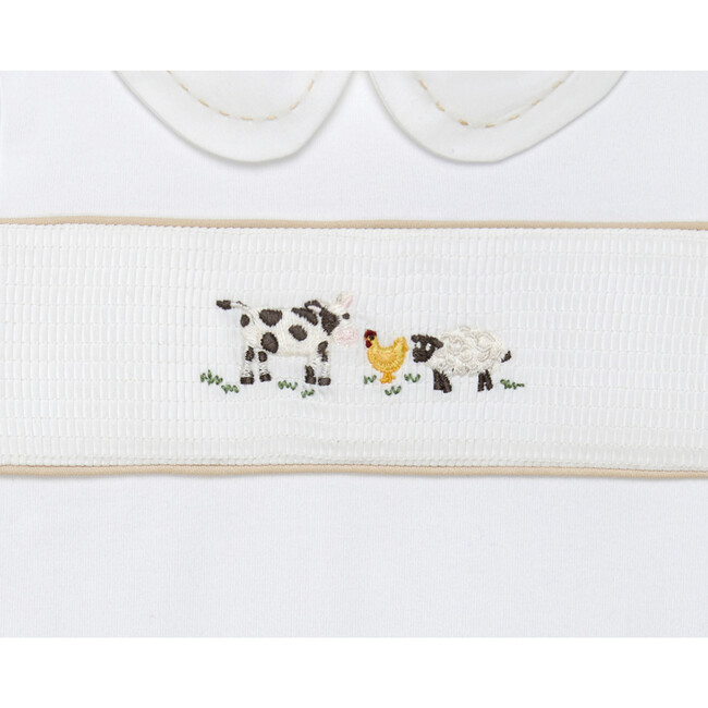 Little Farmyard All In One, White - Rompers - 3