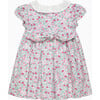 Little Catherine Smocked Dress, Pink Floral - Dresses - 2