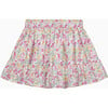 Liberty Print Mamie Tiered Skirt, Pink Mamie - Skirts - 1 - thumbnail