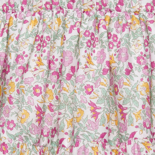 Liberty Print Mamie Tiered Skirt, Pink Mamie - Skirts - 3