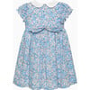 Liberty Print Betsy Smocked Dress, Blue Betsy - Dresses - 2