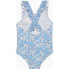 Liberty Print Betsy Frill Swimsuit, Blue Betsy - One Pieces - 2