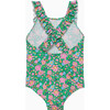 Liberty Print Betsy Frill Swimsuit, Green  Betsy - One Pieces - 2