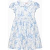 Kate Floral Dress, Blue Floral - Dresses - 1 - thumbnail