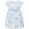 Kate Floral Dress, Blue Floral - Dresses - 2