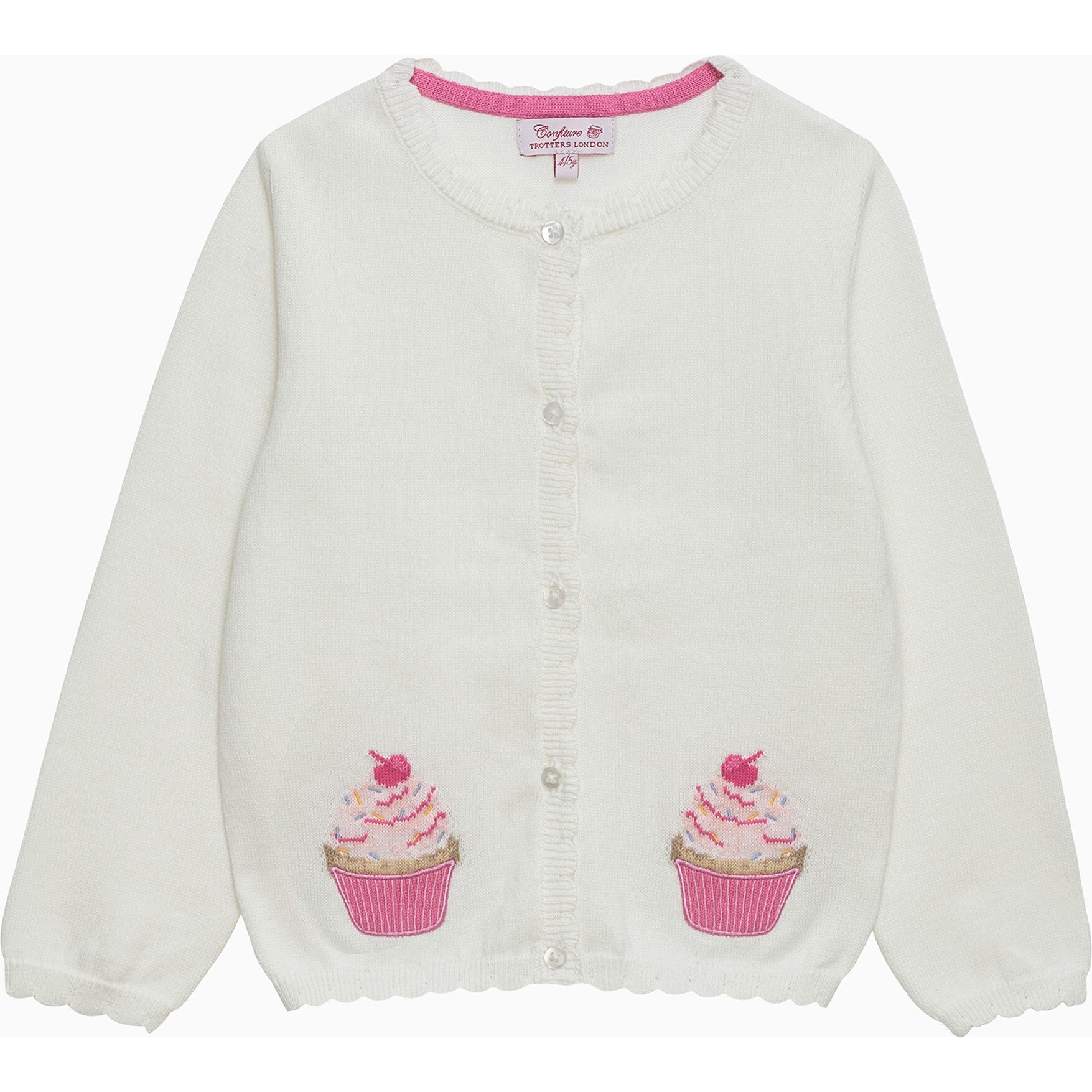 Cupcake Cardigan, Winter White - Cardigans - 1