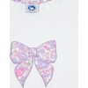 Liberty Print Betsy Bow Jersey Pj, Lilac Betsy - Pajamas - 4