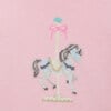 Carousel Horse Sweater, Pale Pink - Sweaters - 3