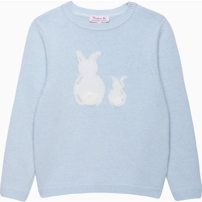 Bella Bunny Sweater, Pale Blue