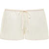 Low-Rise Drawstring Short, Cream Raspberry - Shorts - 1 - thumbnail