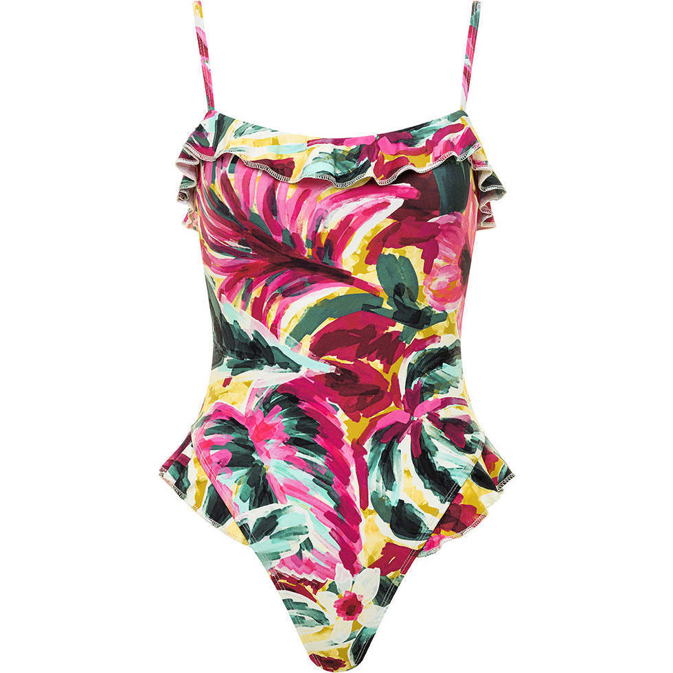 Jacelyn Ruffle One-Piece, Isla Floral - One Pieces - 1