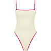 Jacelyn One-Piece, Cream Raspberry - One Pieces - 1 - thumbnail