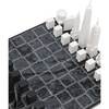 Chess Set Acrylic NEW YORK with Wood Map Board - Games - 1 - thumbnail