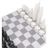 Chess Set Acrylic LOS ANGELES with Marble Hatch Board - Games - 1 - thumbnail