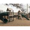 Premium Turbo Tube Slide for 5' Deck Height - Green - Outdoor Games - 2
