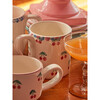 Ceramic Mug With Hand-Painted Cherries 420 ml, Cream - Tableware - 2