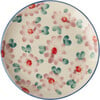 Ceramic Cake Plate With Hand-Painted Flowers, Pink - Tableware - 1 - thumbnail