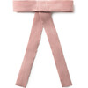 Scarlett Suede Long Tail Clip, Rose - Bows - 1 - thumbnail