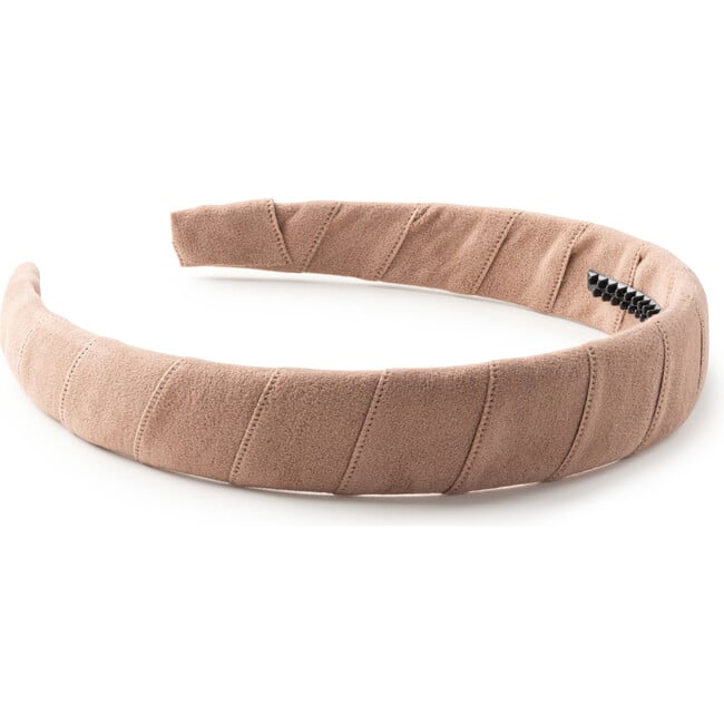 Scarlett Suede Headband, Tan